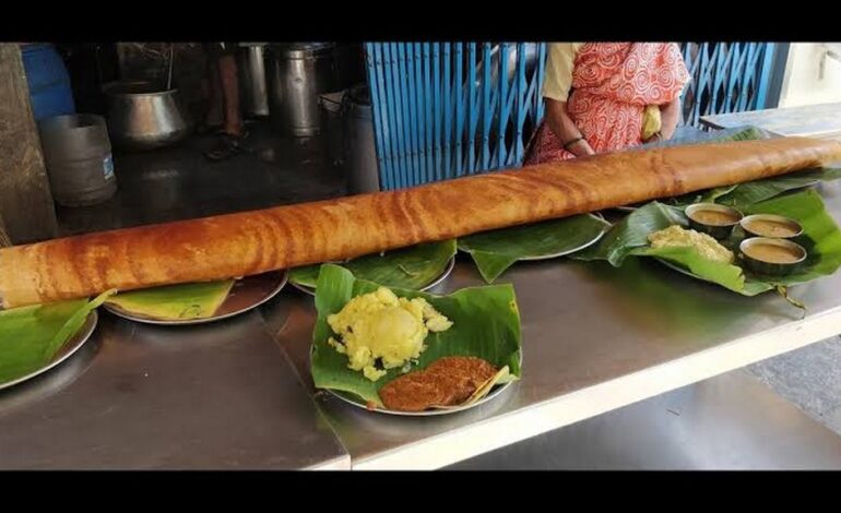  Ready To Eat This Giant Four-Feet Dosa At Wilson Garden?