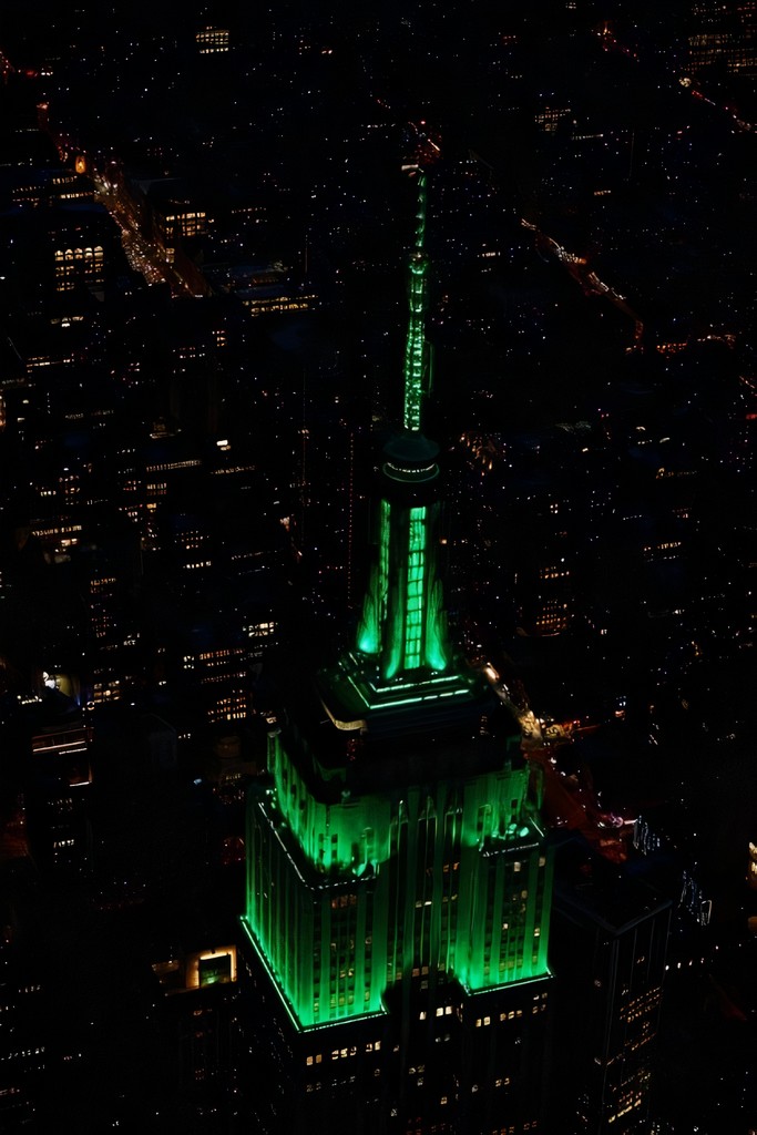 Empire State Building to Shine Green