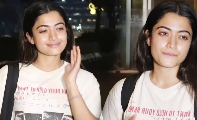  Rashmika Mandanna: A Symphony of Comfort and Style at Mumbai Airport