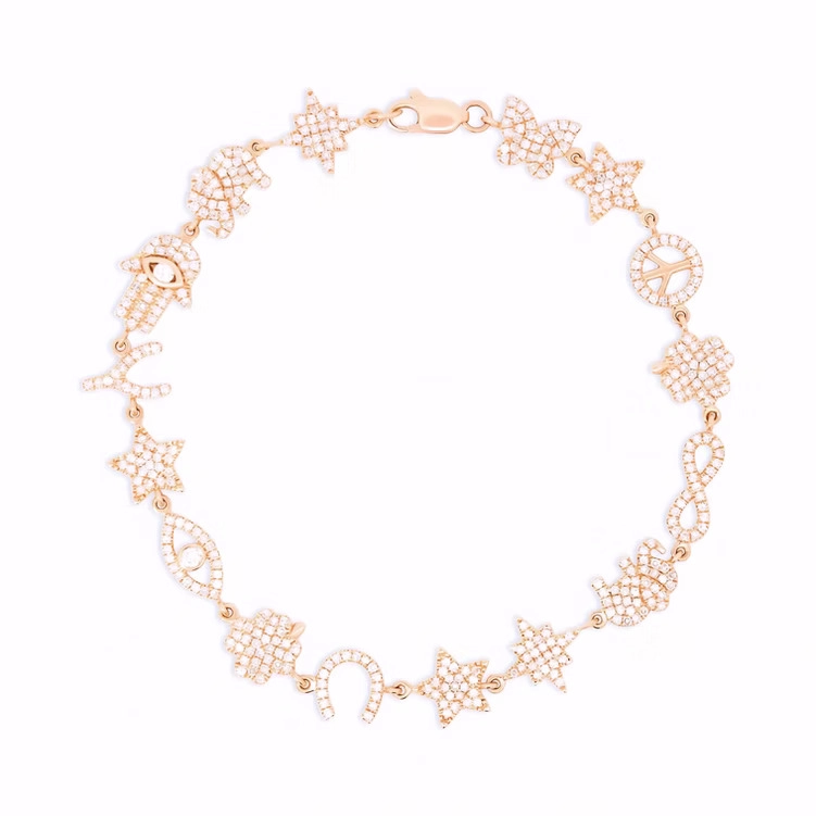 Multi-Charm Bracelet by Jewella 