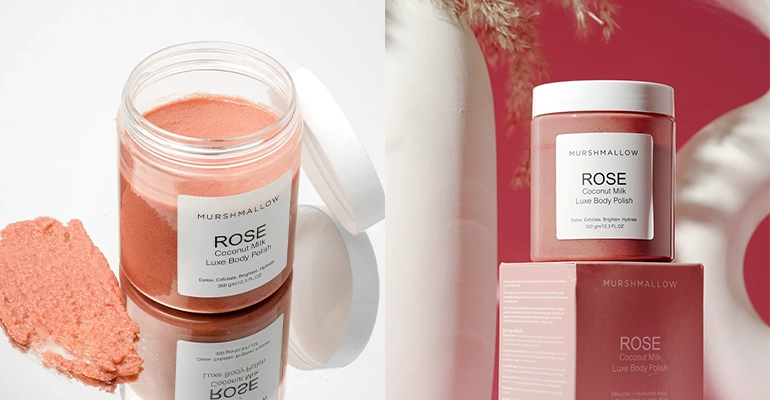 MURSHMALLOW: COCONUT MILK & VANILLA BODY POLISH For Skin that’s Polished to Perfection!